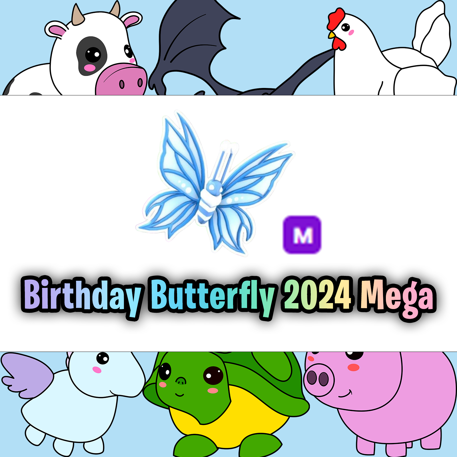 Birthday Butterfly 2024 Mega Tiredbloxy